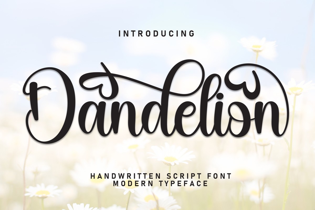 Dandelion Font preview