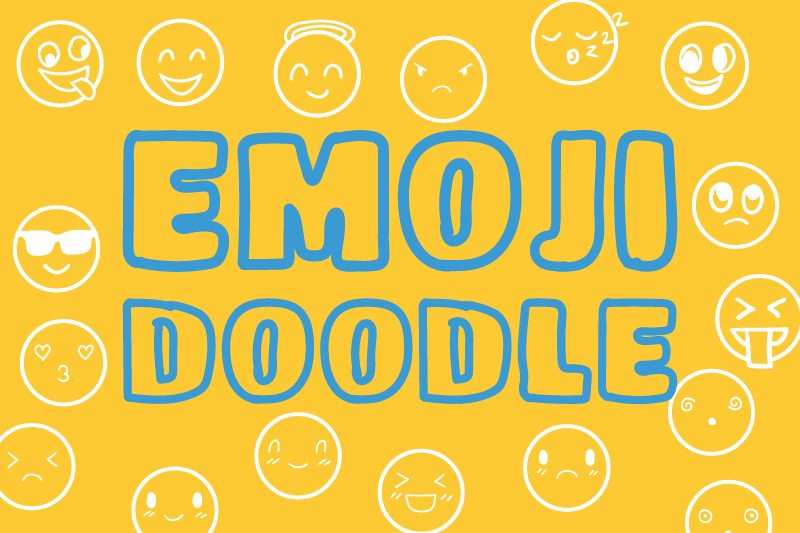 Emoji Doodle Regular Font preview