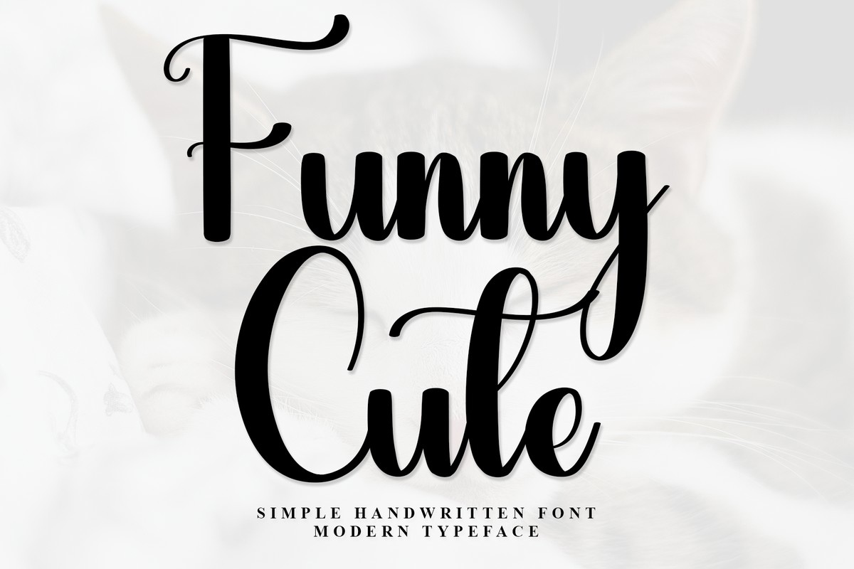 Funny Cute Font preview