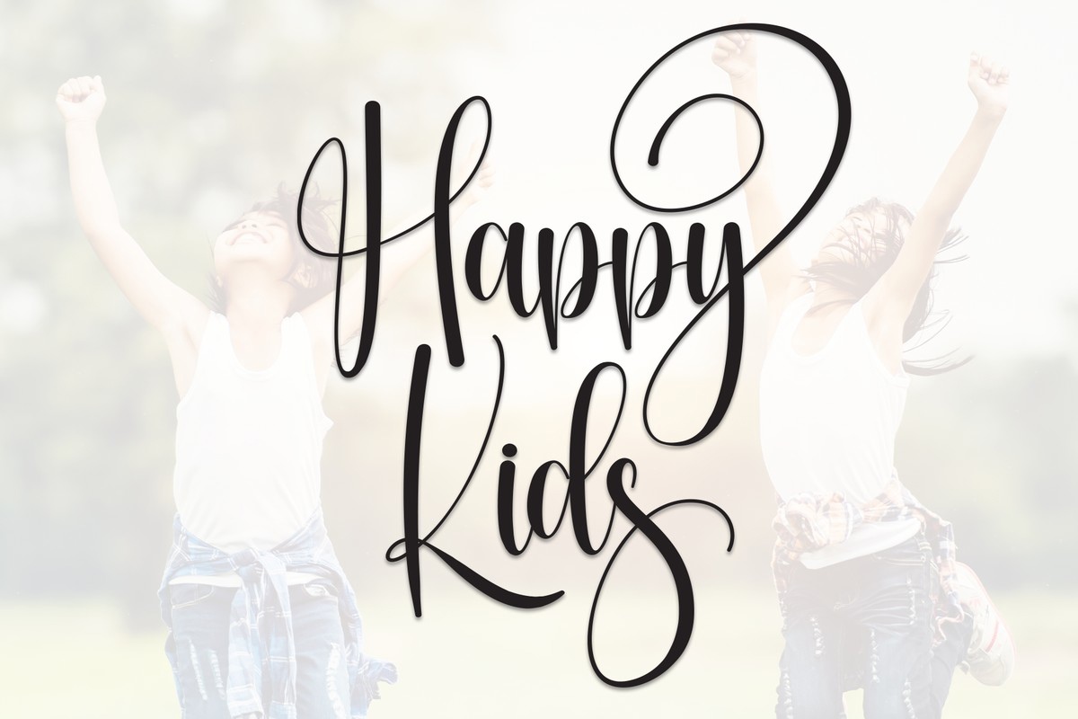 Happy Kids Font preview