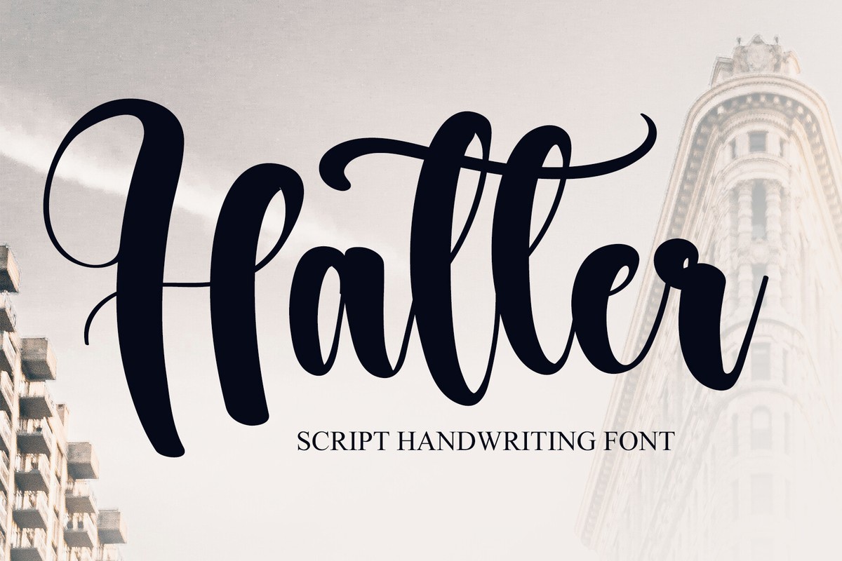 Hatter Font preview