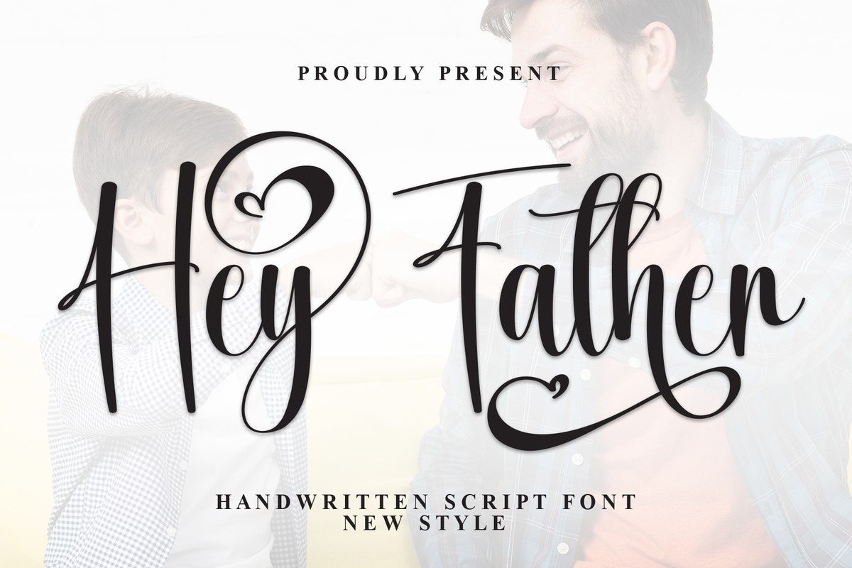 Hey Father Font preview