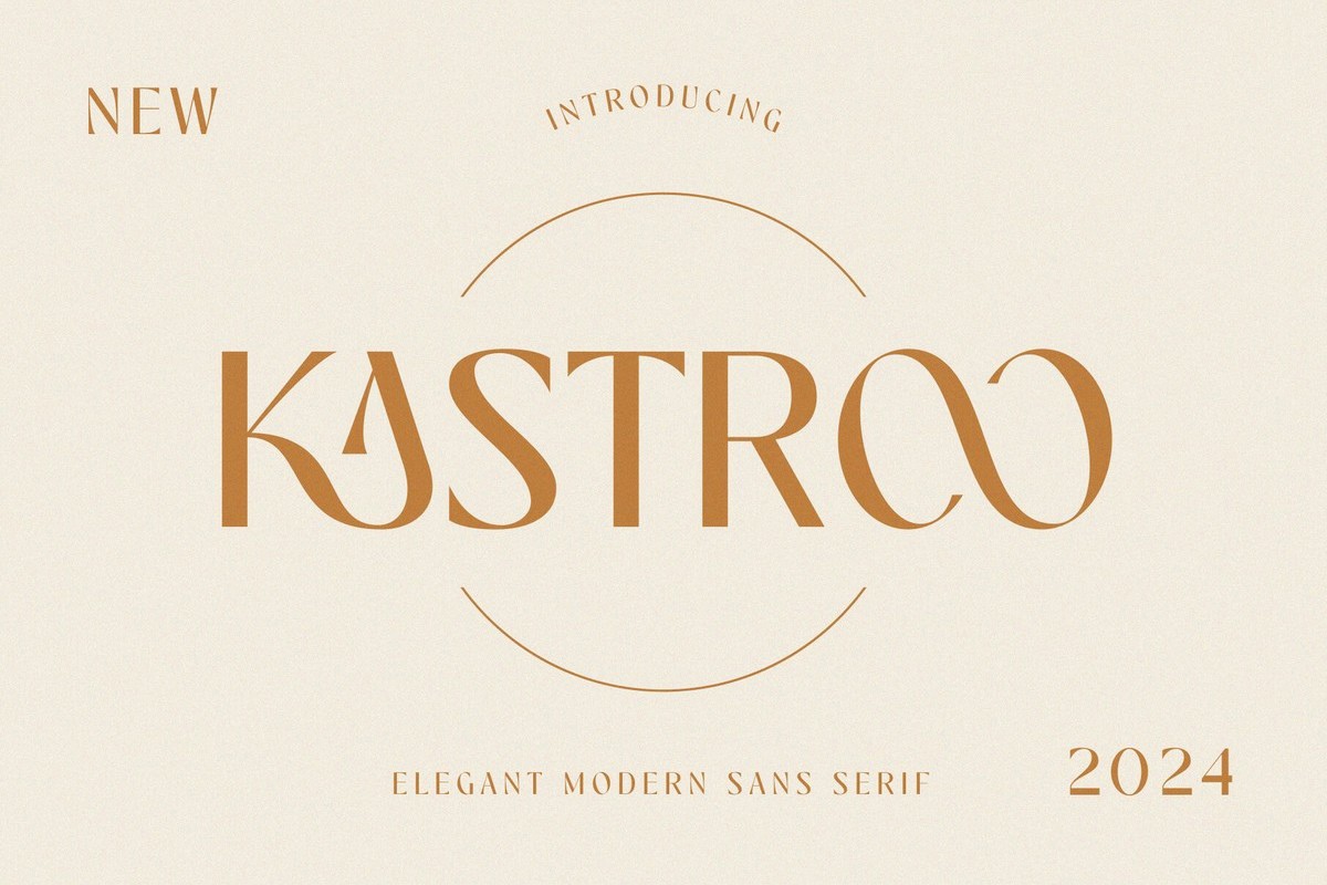 Kastroo Font preview