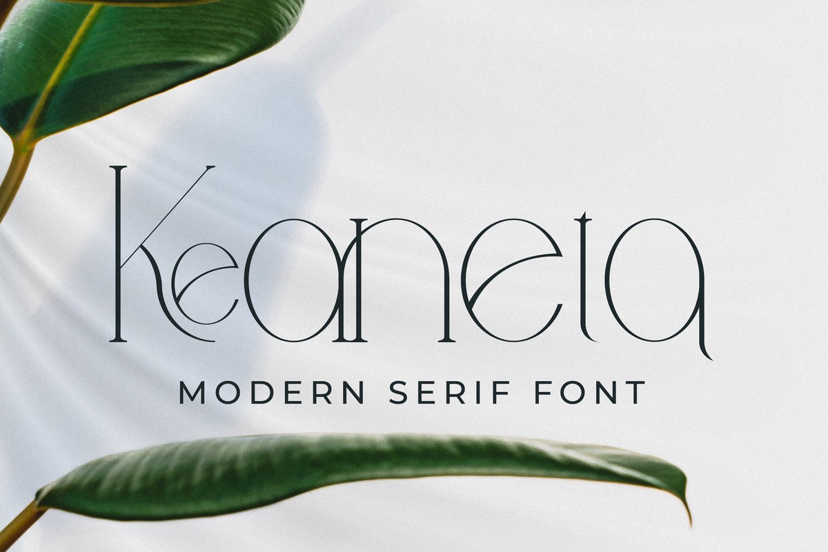 Keaneta Regular Font preview