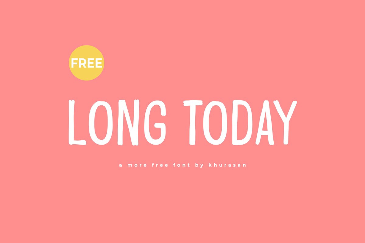 Long Today Font preview