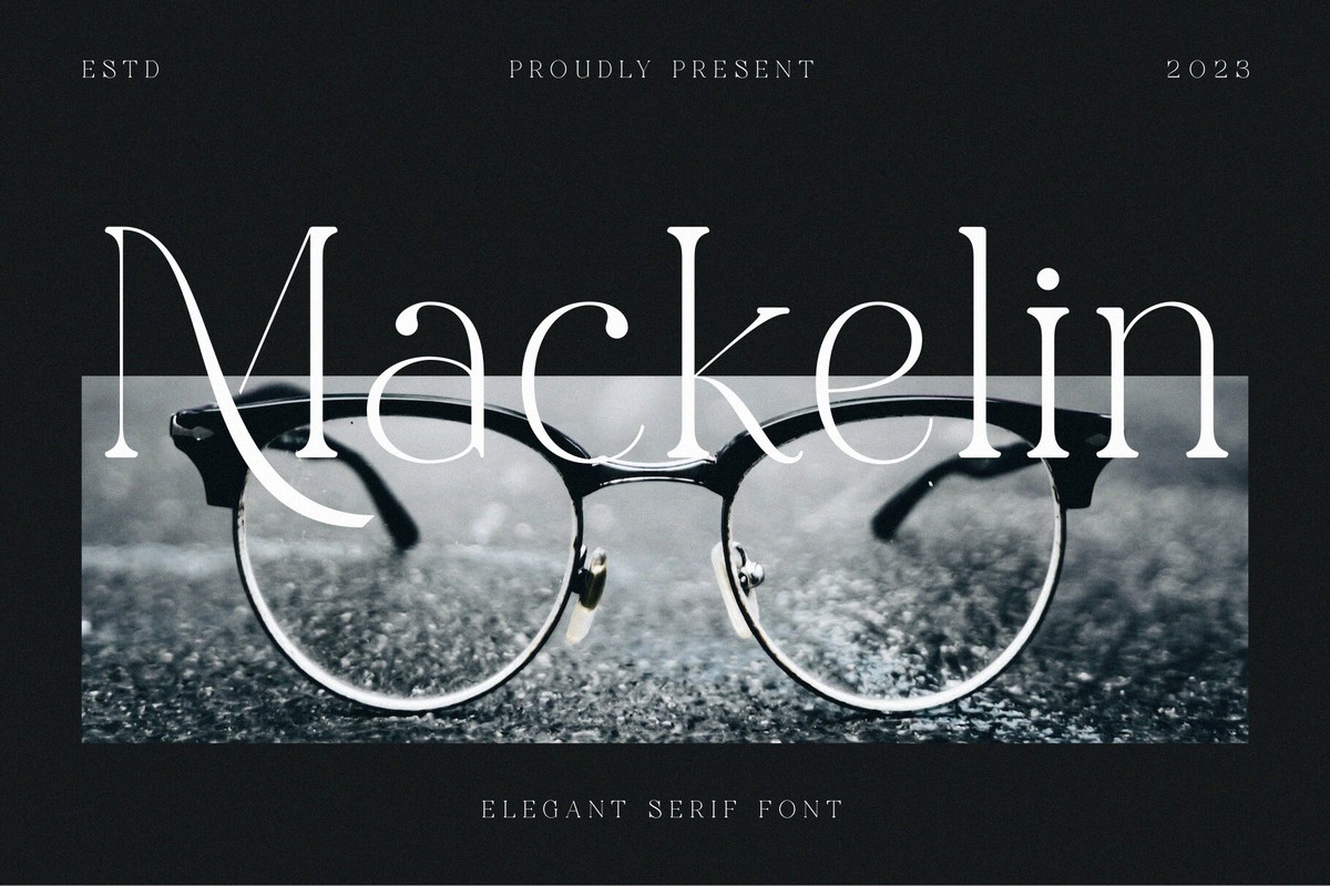Mackelin Font preview