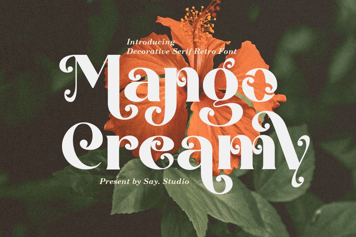 Mango Creamy Font preview