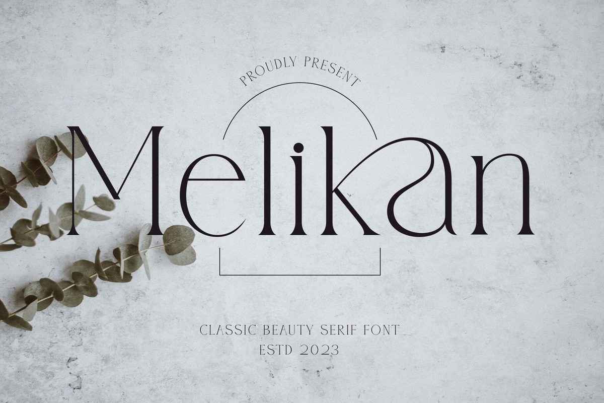 Melikan Regular Font preview