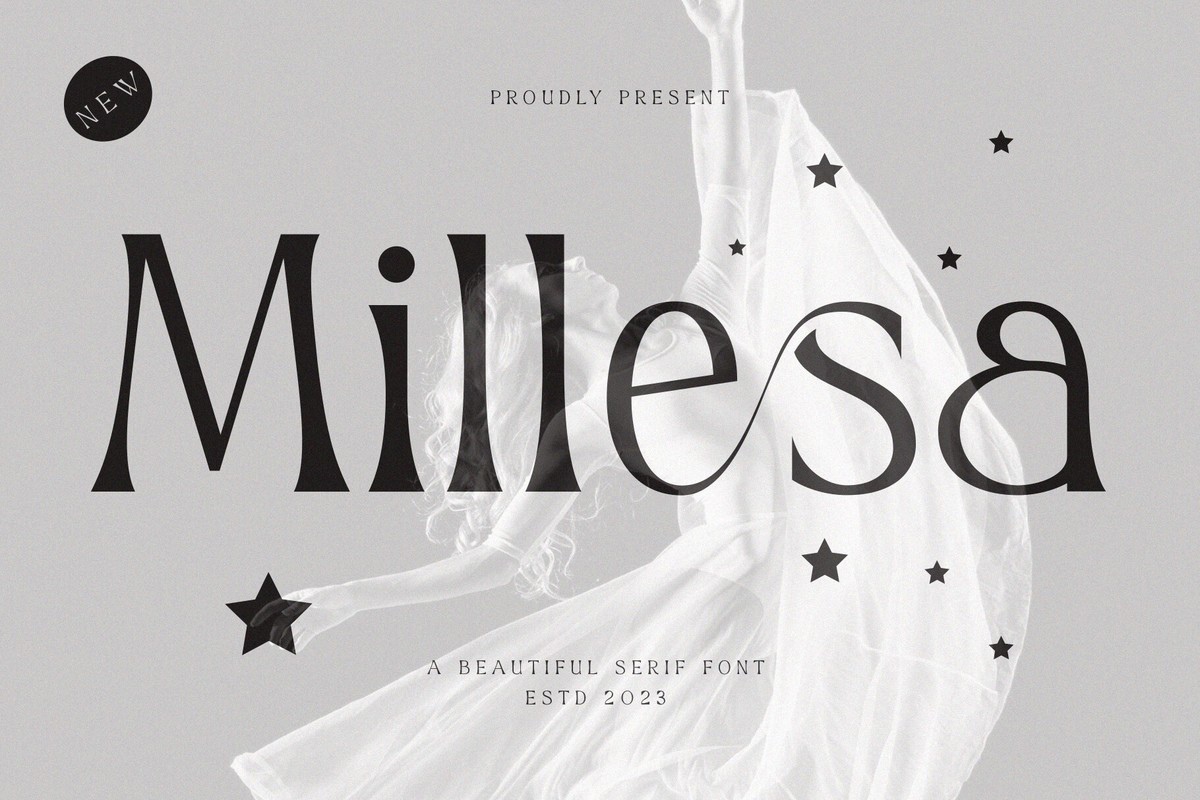 Millesa Regular Font preview