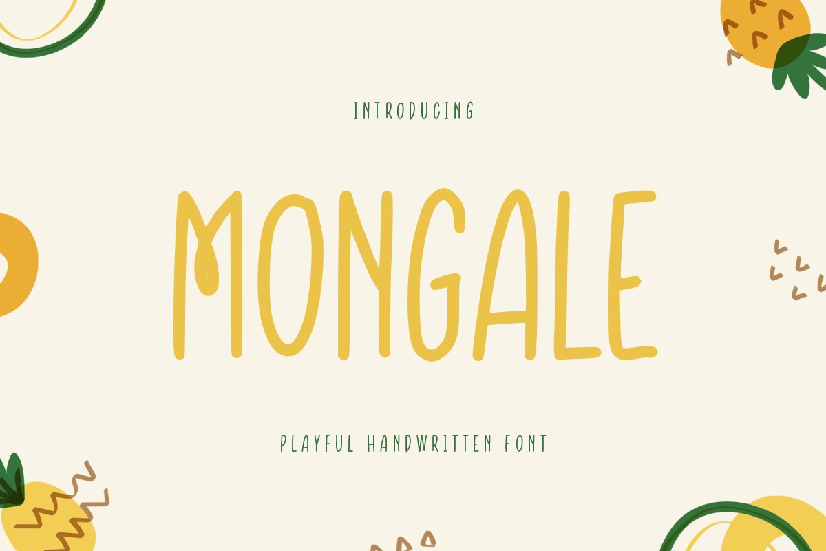 Mongale Font preview