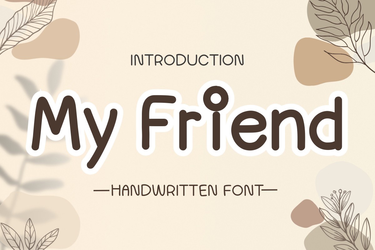 My Friend Regular Font preview