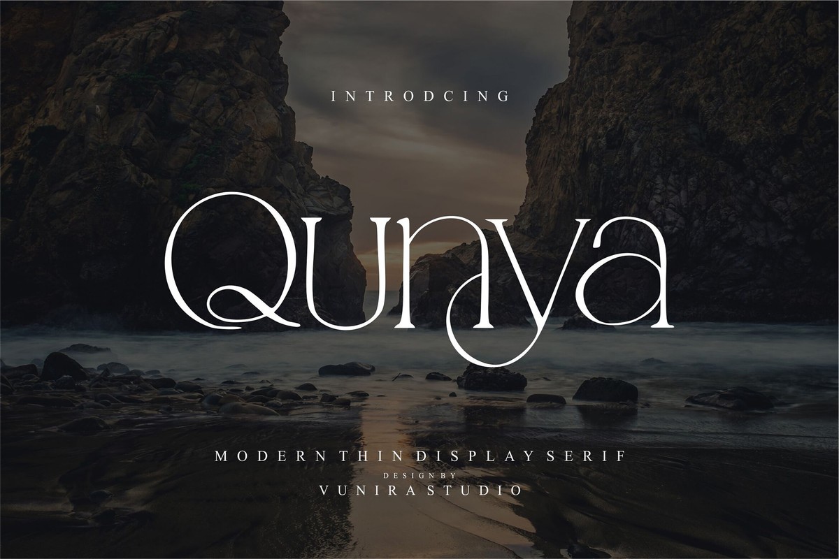 Qunya Font preview