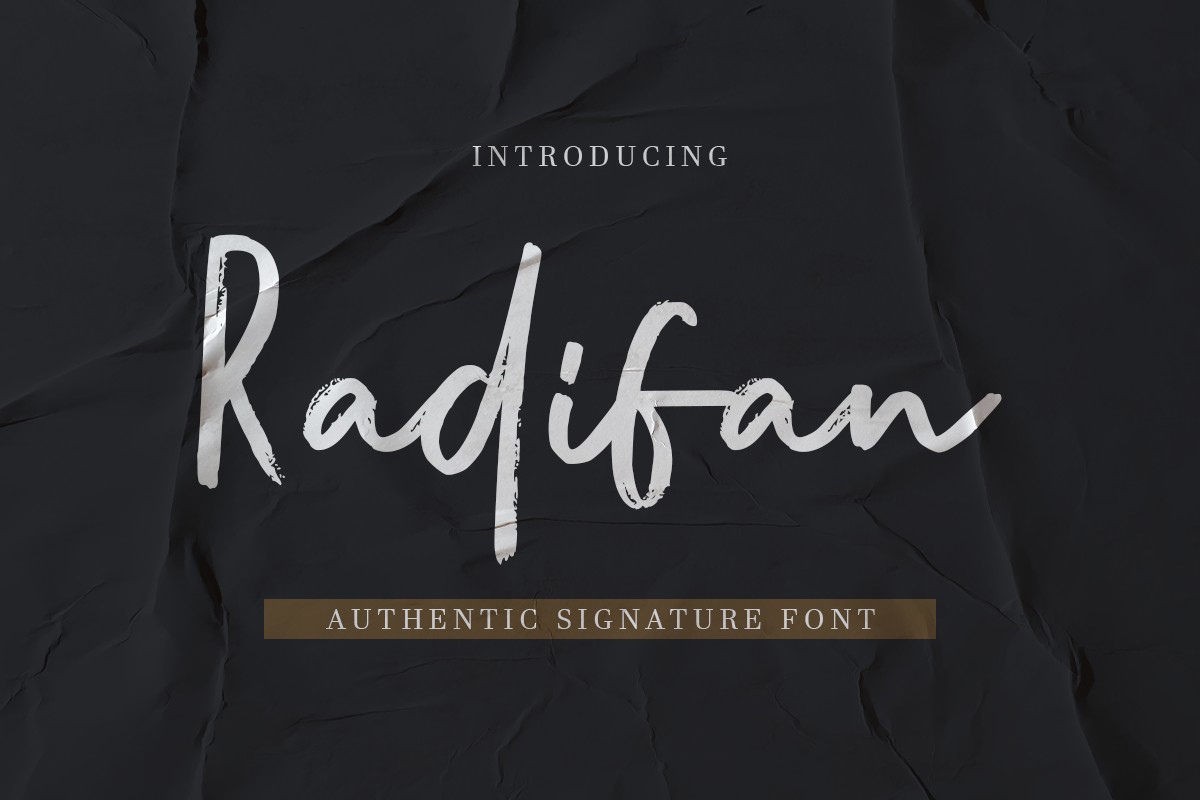 Radifan Regular Font preview