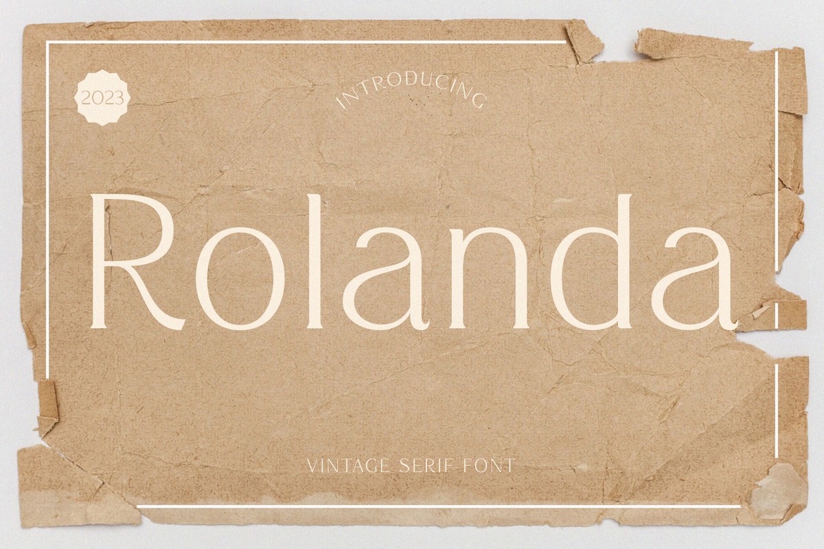 Rolanda Font preview