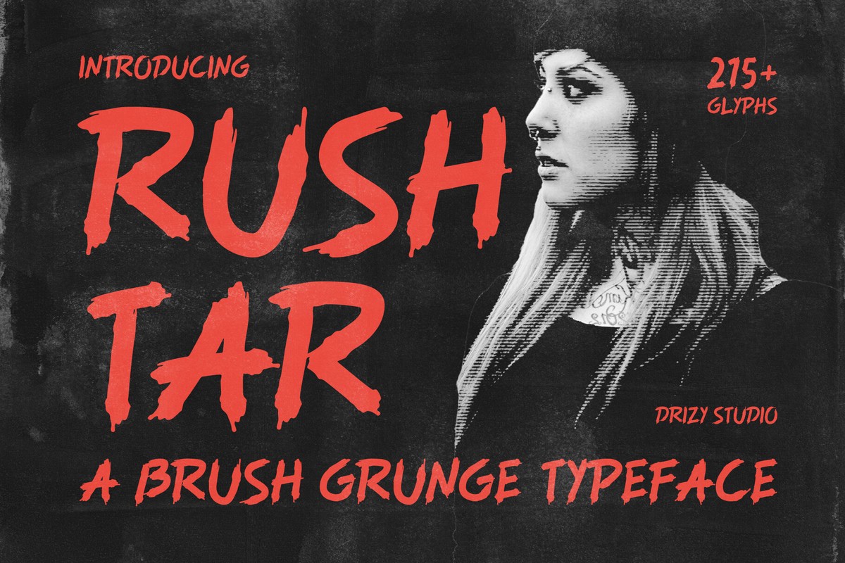 Rushtar Font preview