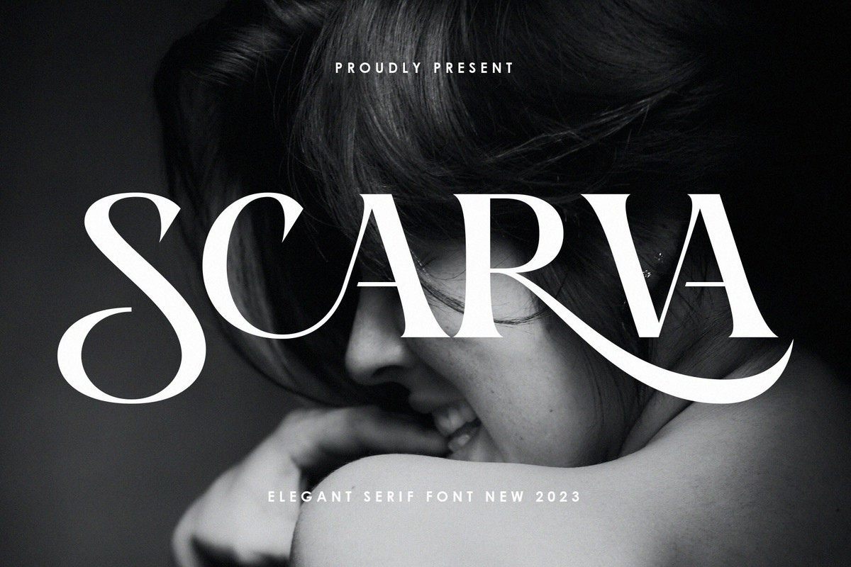 Scarva Font preview