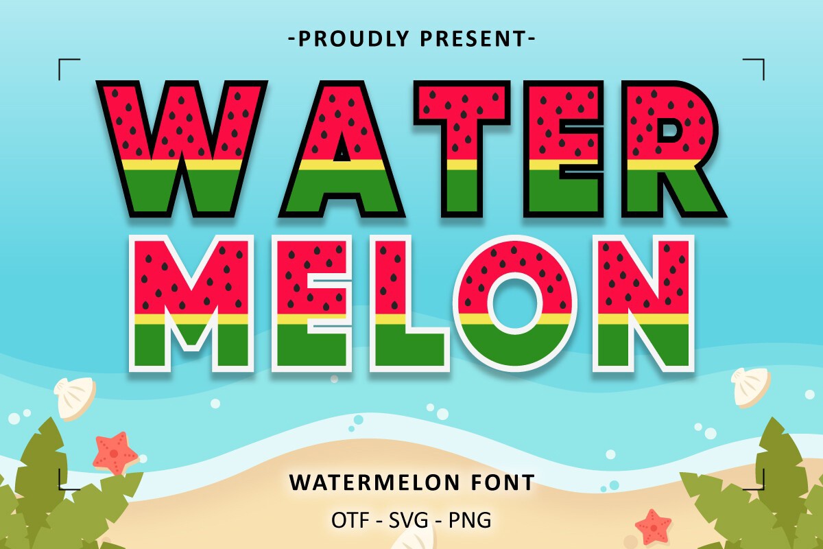 Watermelon Font preview