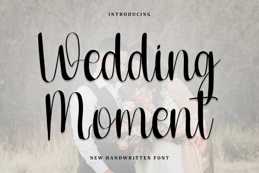 Wedding Moment Font preview