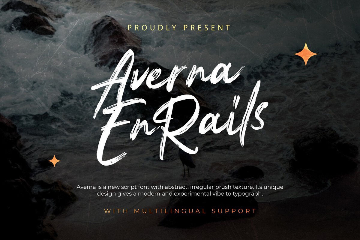 Averna En Rails Font preview