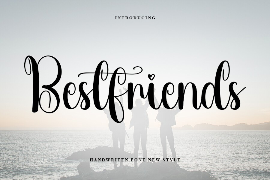 Bestfriends Regular Font preview