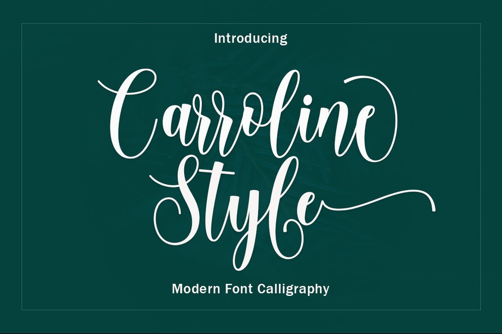 Carroline Style Font preview