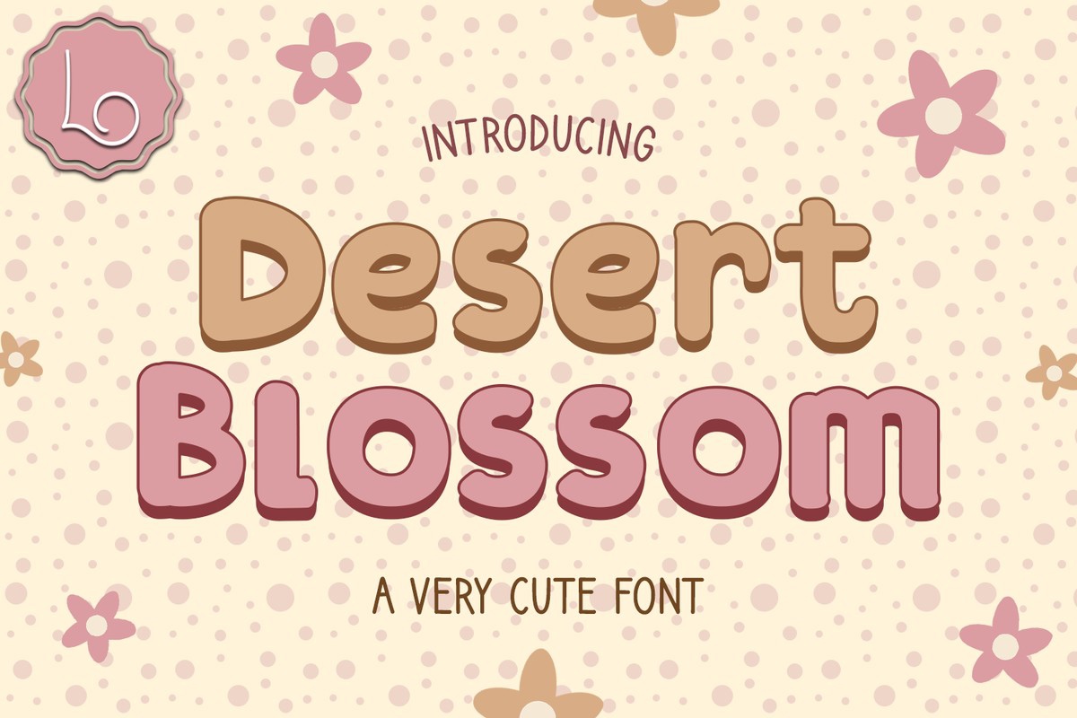 Desert Blossom Font preview