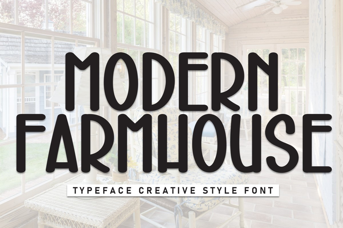 Modern Farmhouse Font preview