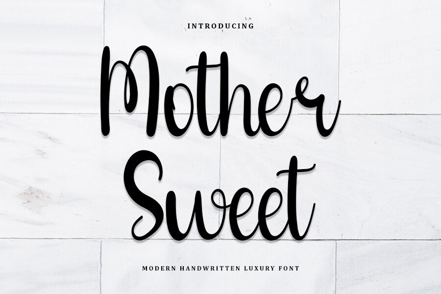 Mother Sweet Font preview