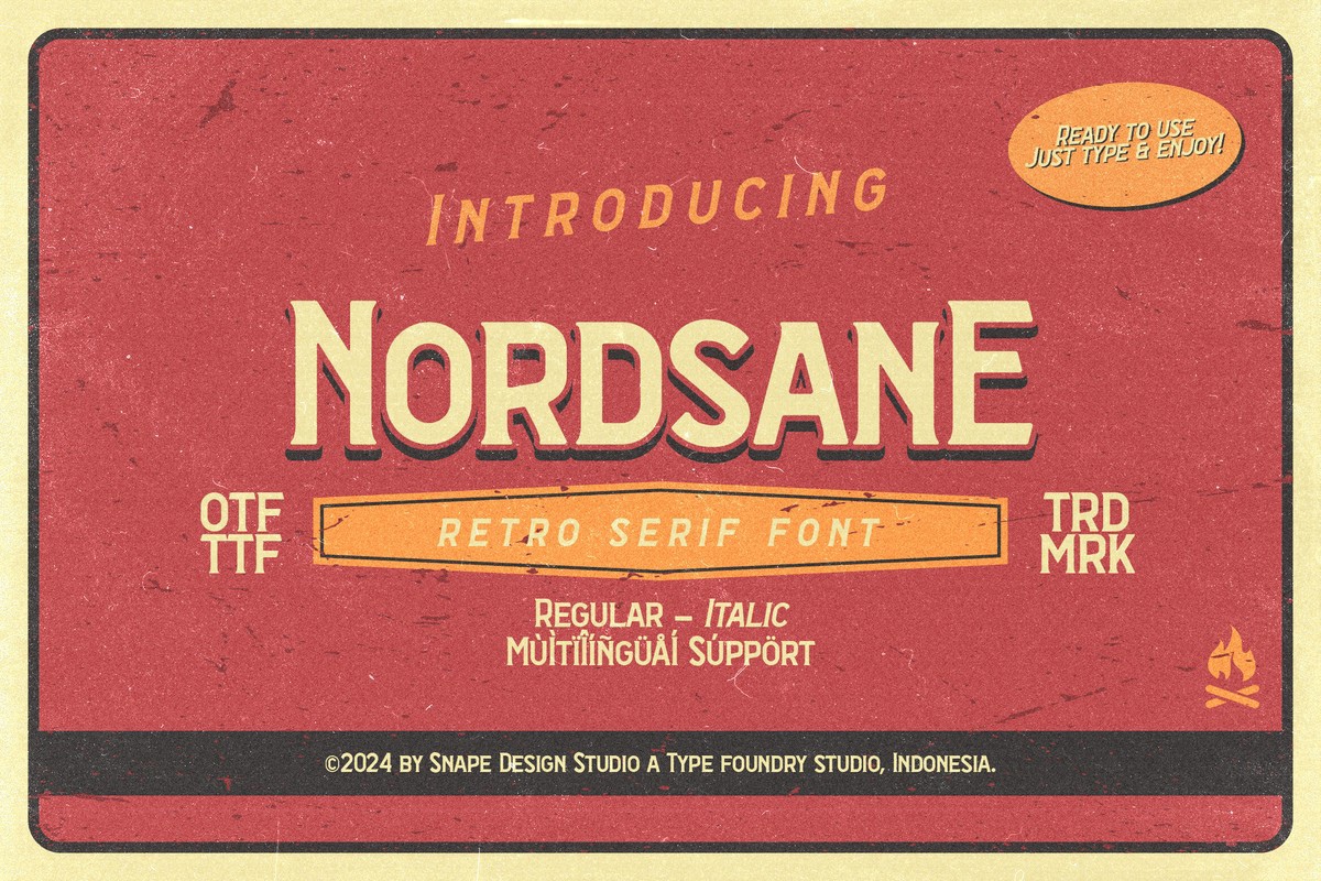 Nordsane Font preview