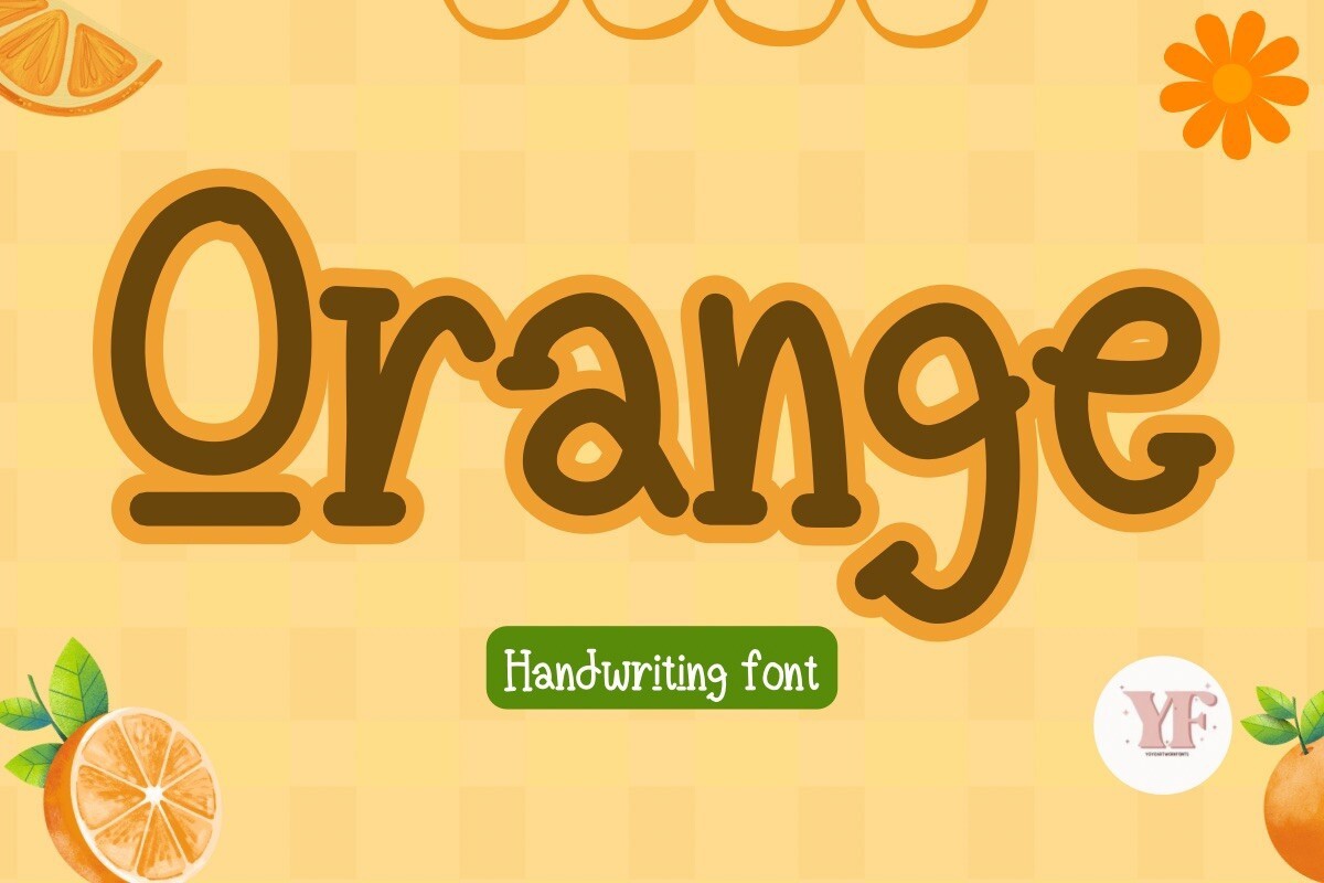 Orange Regular Font preview