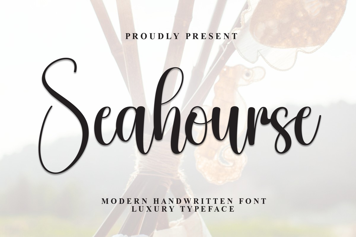 Seahourse Font preview