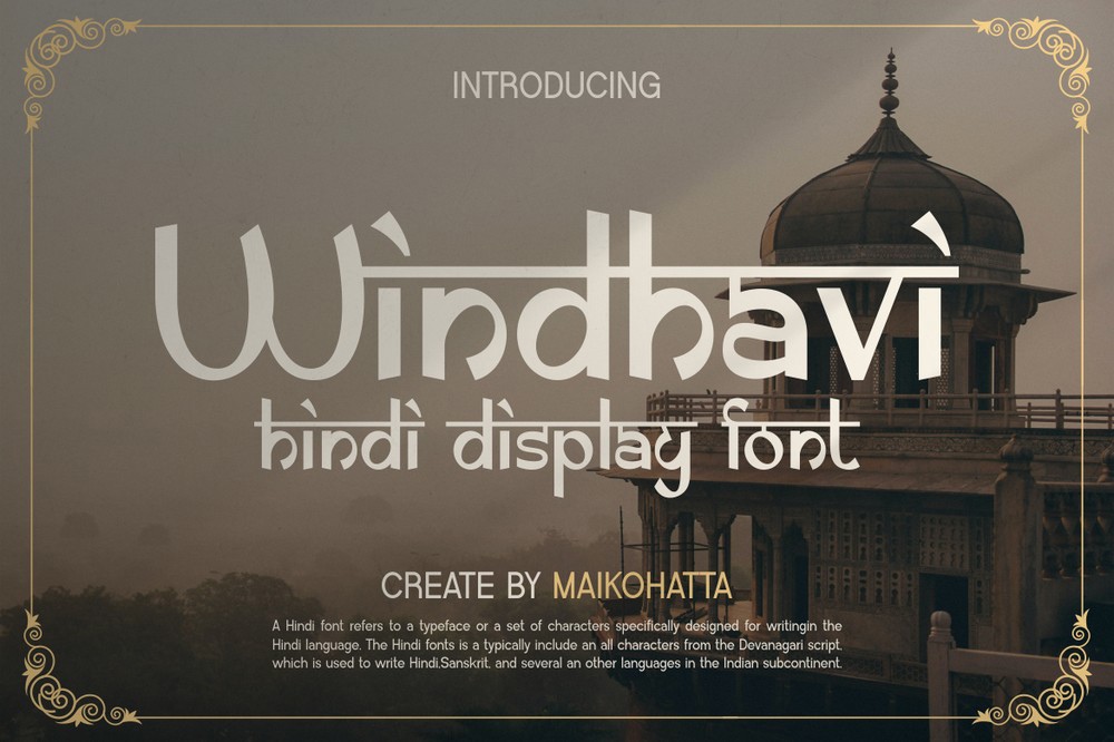 Windhavi Font preview