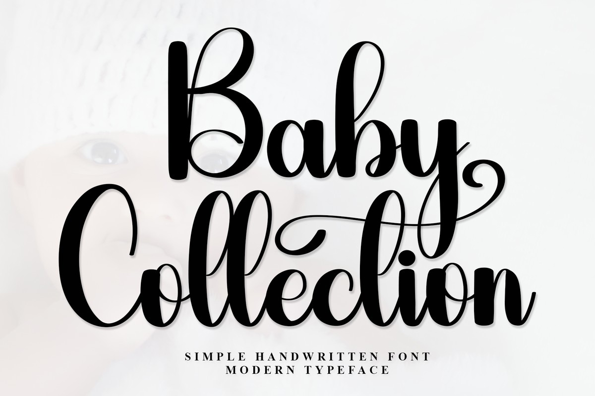 Baby Collection Font preview