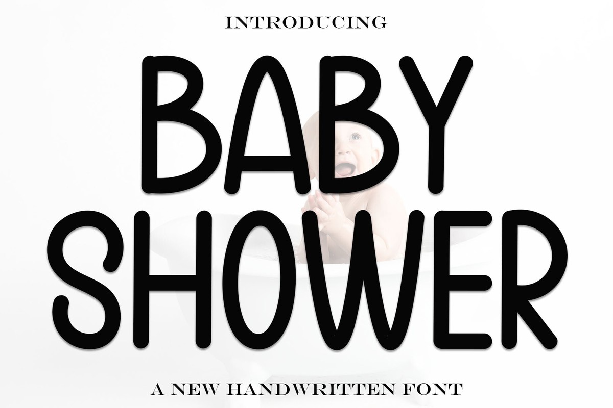 Baby Shower Font preview