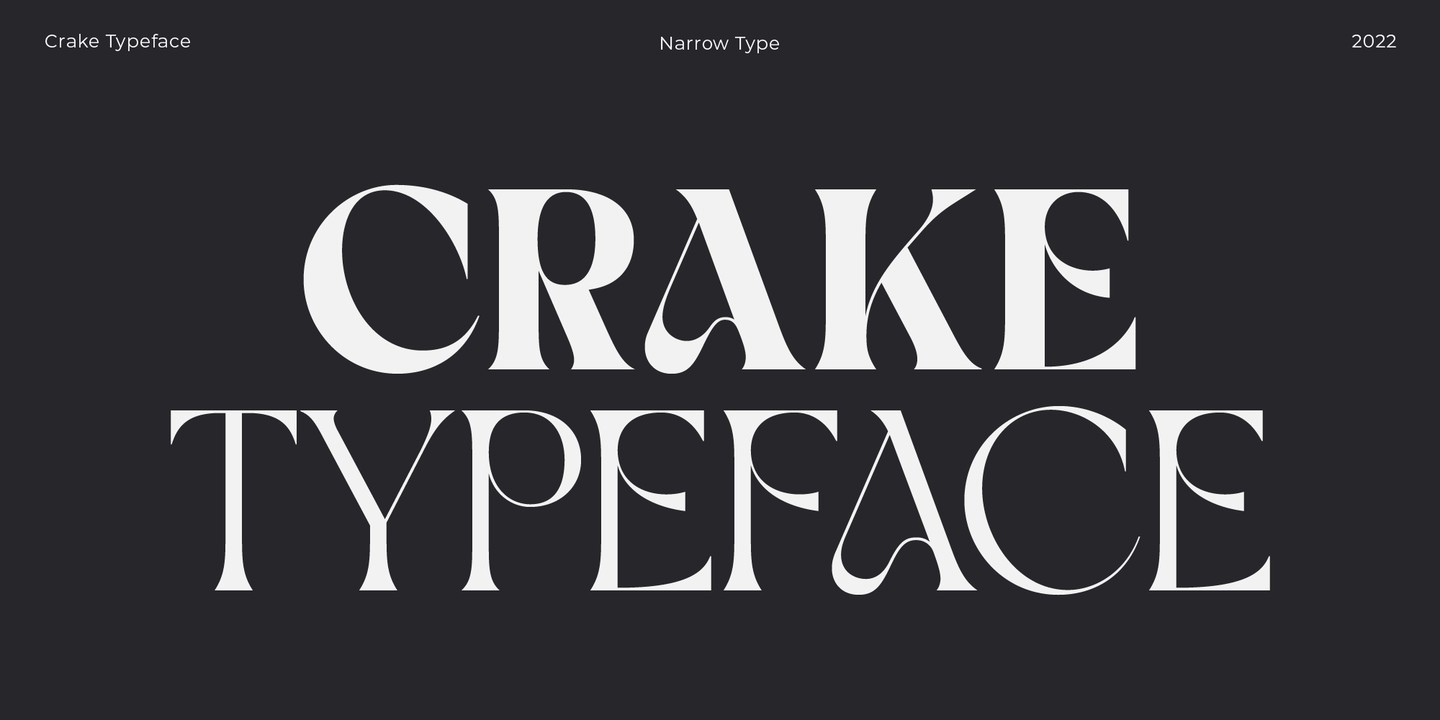 Crake Semi Bold Font preview