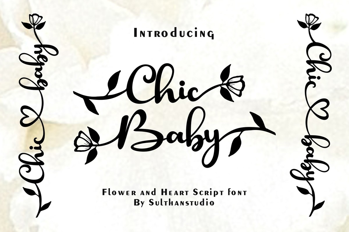 Chic Baby Regular Font preview