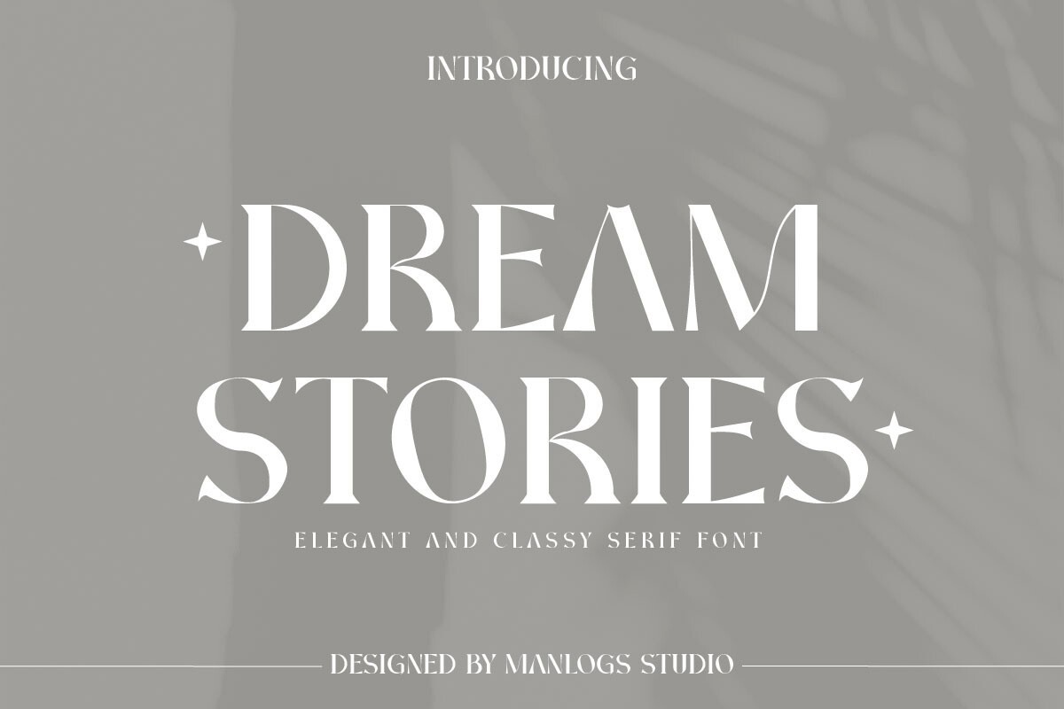 Dream Stories Regular Font preview