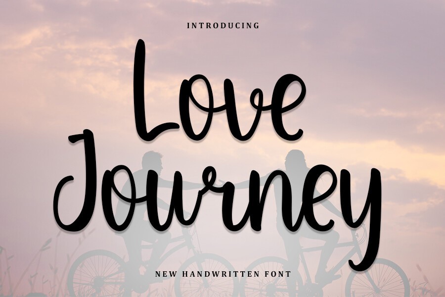 Love Journey Regular Font preview