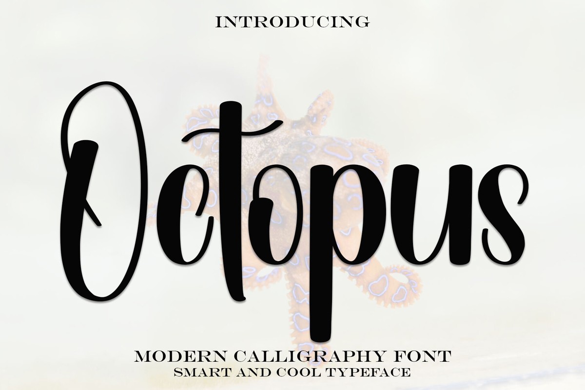 Octopus Font preview