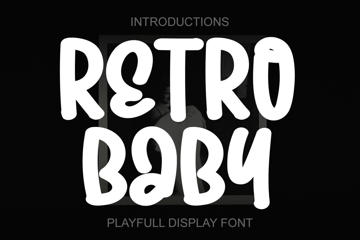 Retro Baby Regular Font preview