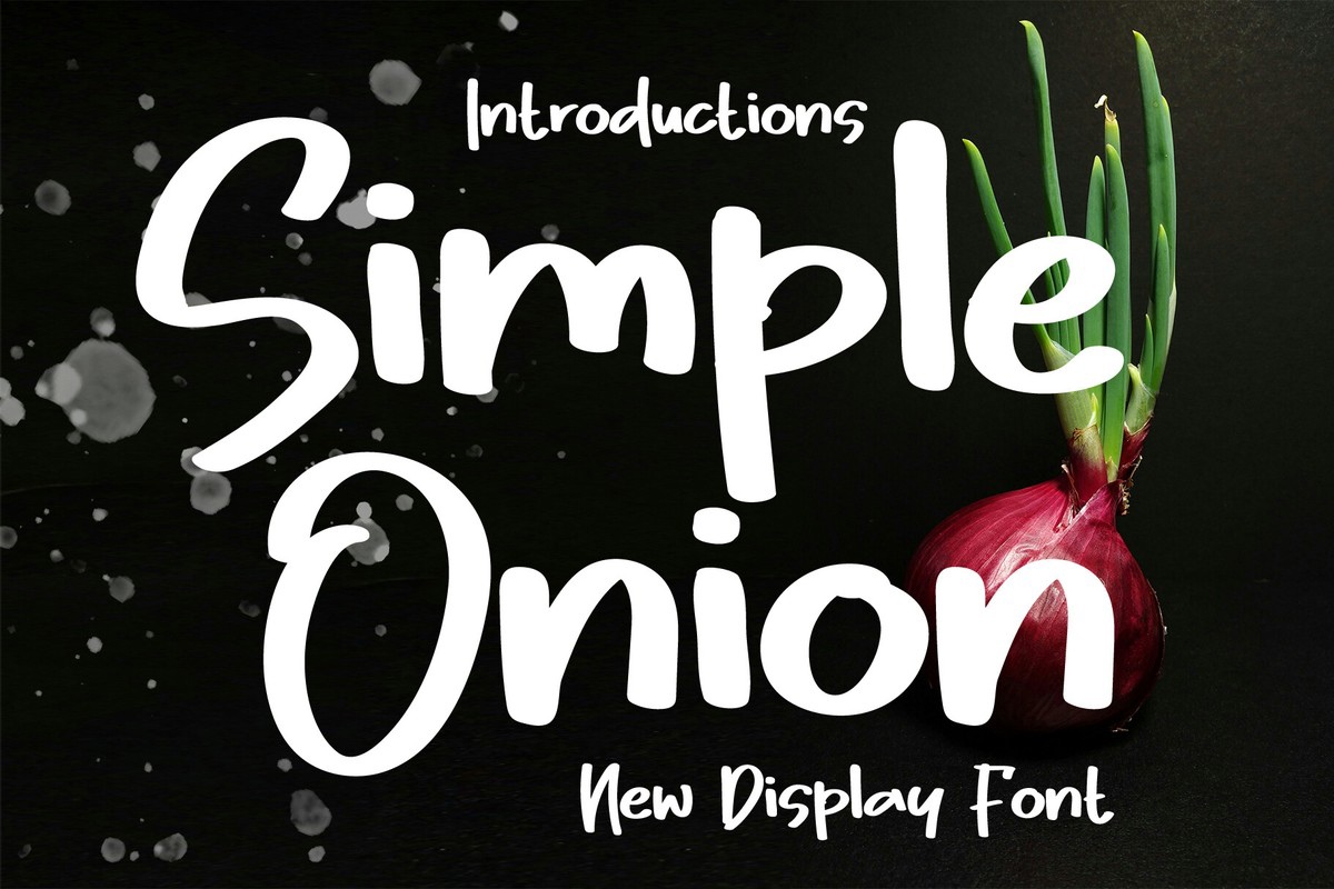 Simple Onion Font preview