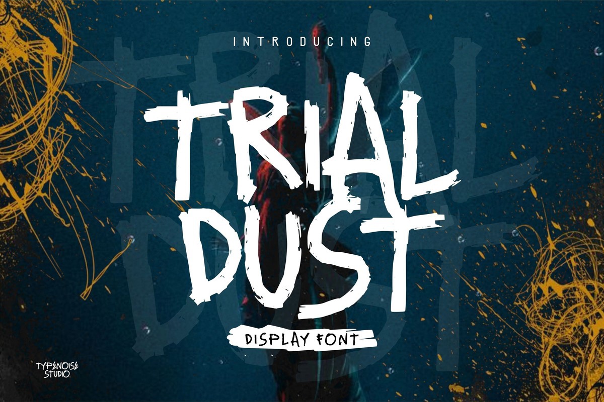 Trial Dust Font preview
