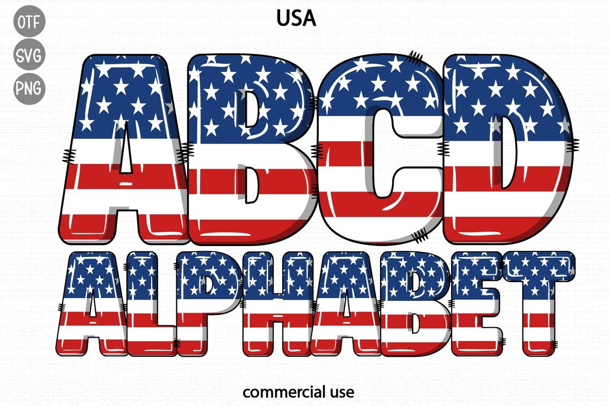 USA Font preview