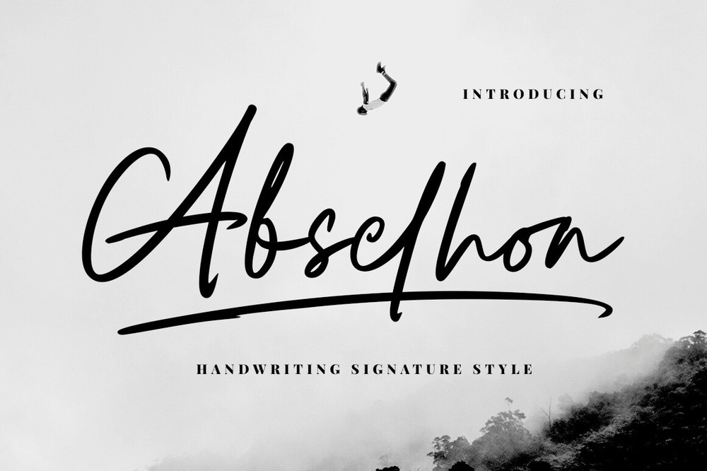 Abselhon Regular Font preview