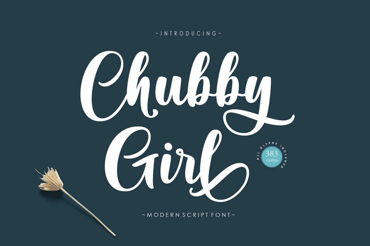 Chubby Girl Font preview