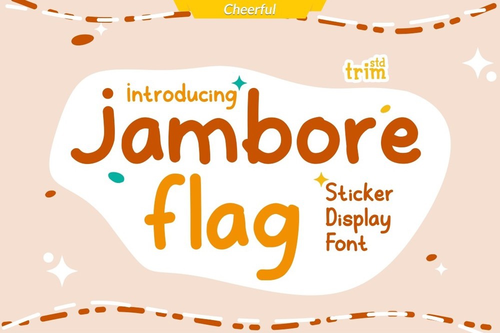 Jambore Flag Font preview