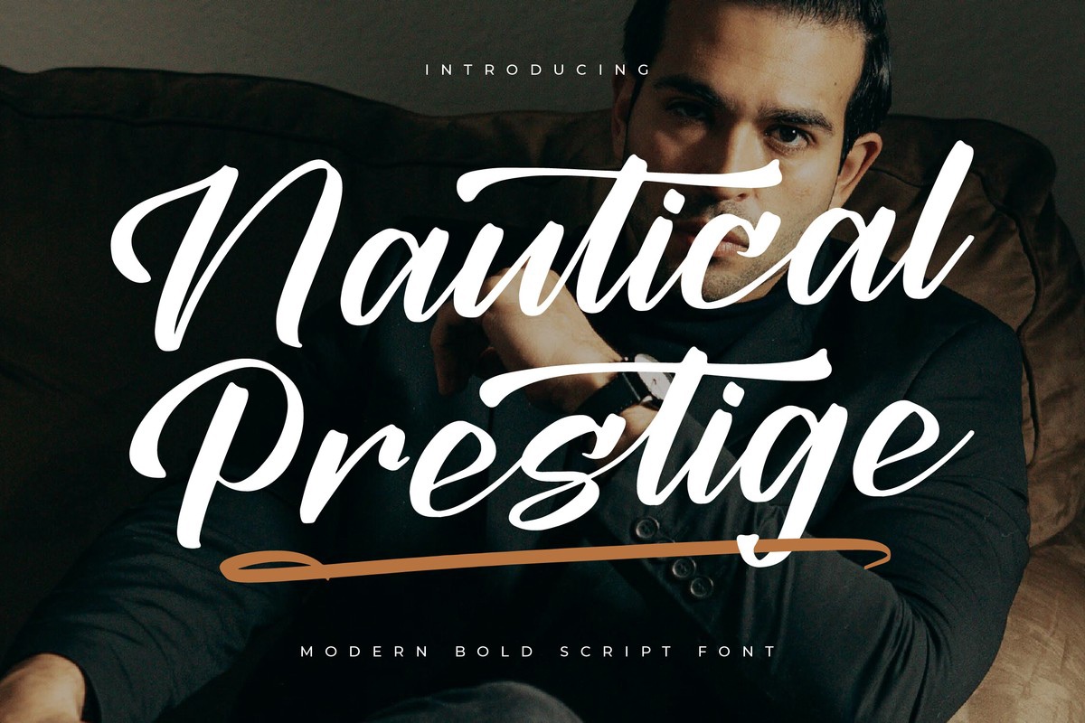 Nautical Prestige Italic Font preview