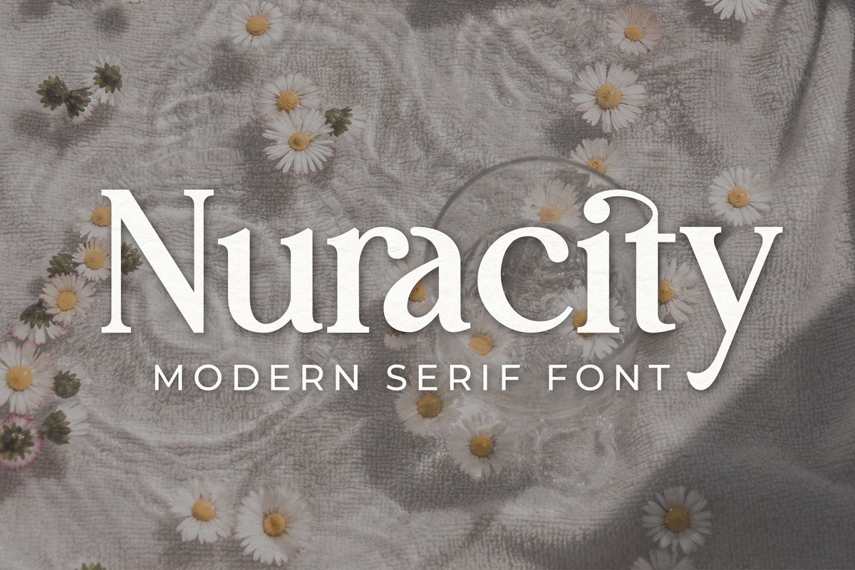 Nuracity Regular Font preview