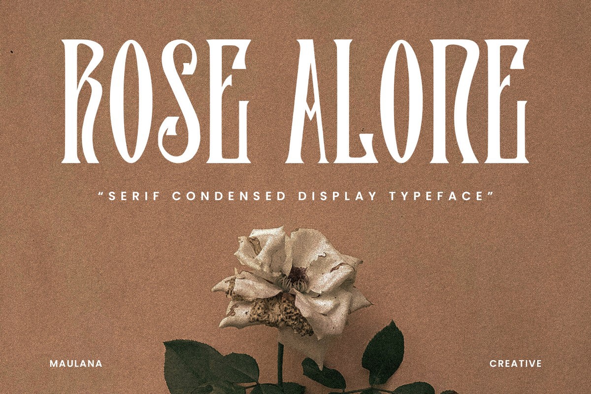 Rose Alone Font preview