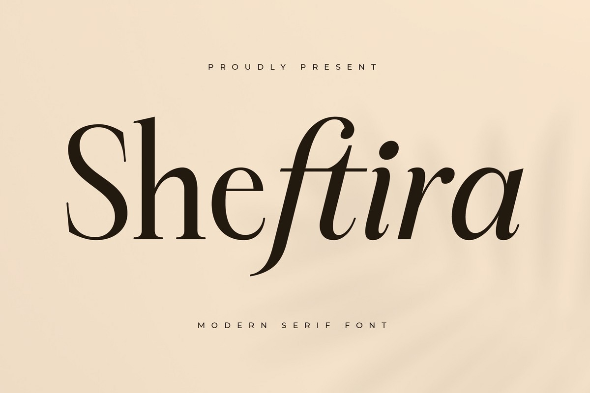 Sheftira Font preview